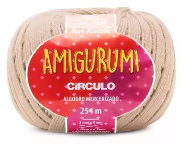 LINHA AMIGURUMI BEGE/MARROM